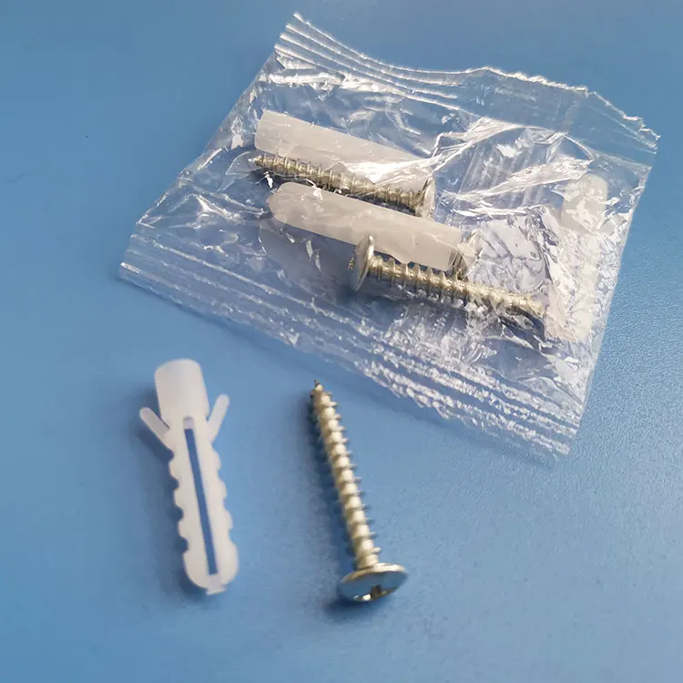 self-tapping screw expansion tube plastic anchor plug 6*25 expansion plug screw accessories package