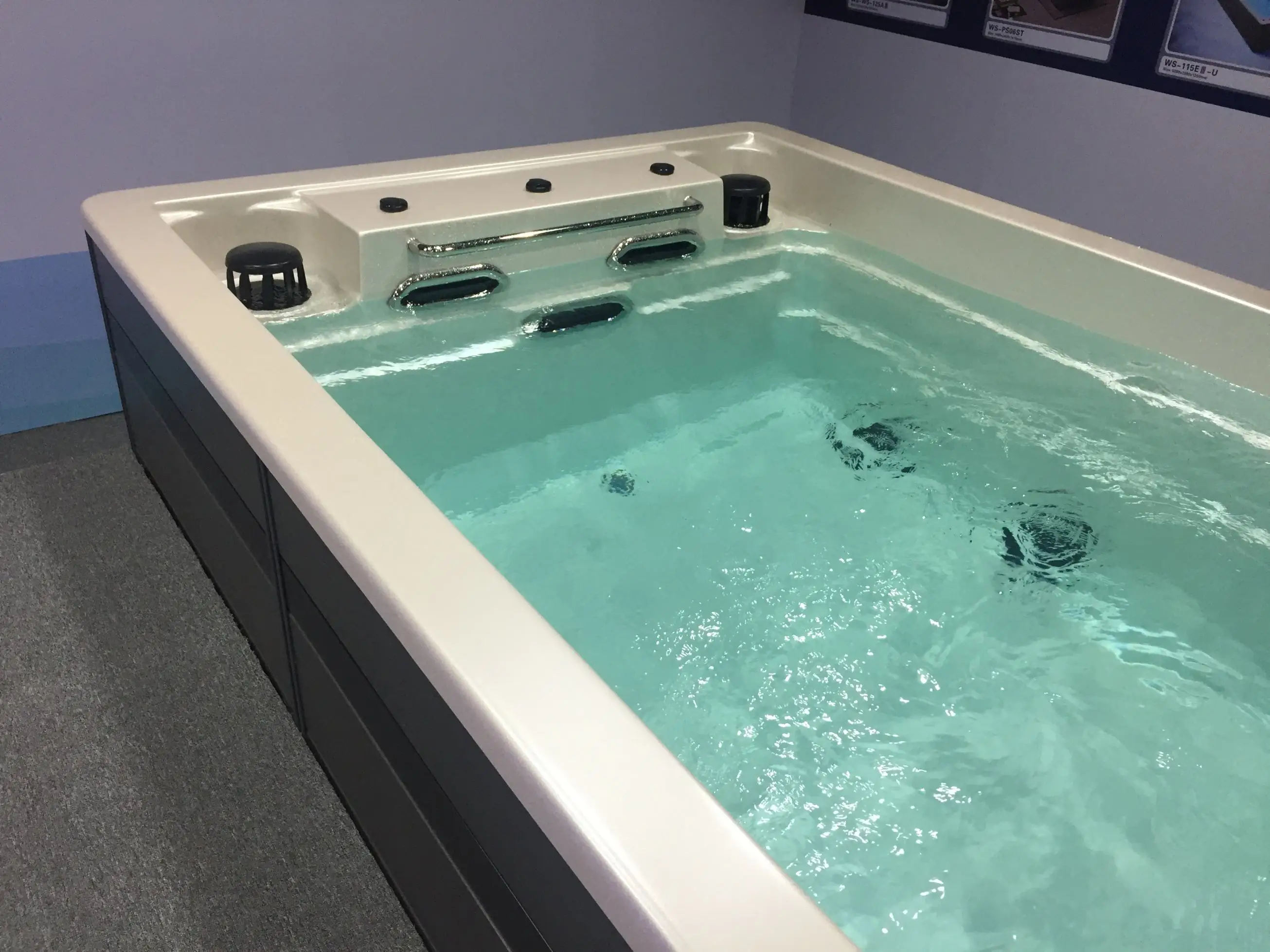 wholesale 5.5m length luxury korea sex massage swim pool swimming pools for adults hot tub pool spa