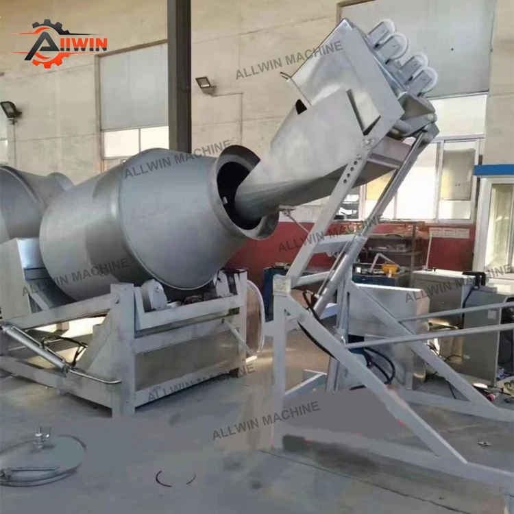 Industrial 1200l vacuum sliced meat fried chicken hamburger pot-stewed tumbler automatic fish tumbler machine