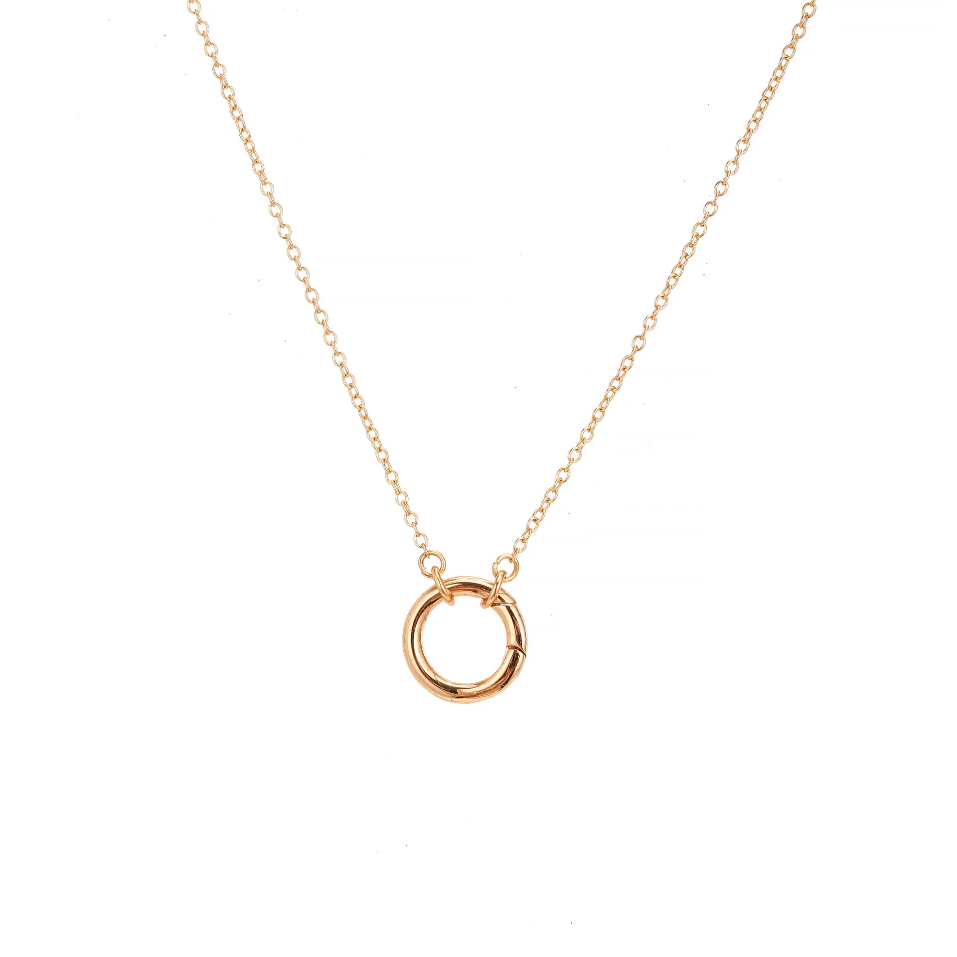 DIY ювелирные аксессуары 18K позолоченные шармы браслеты модные изделия ожерелье милый кулон для женщин