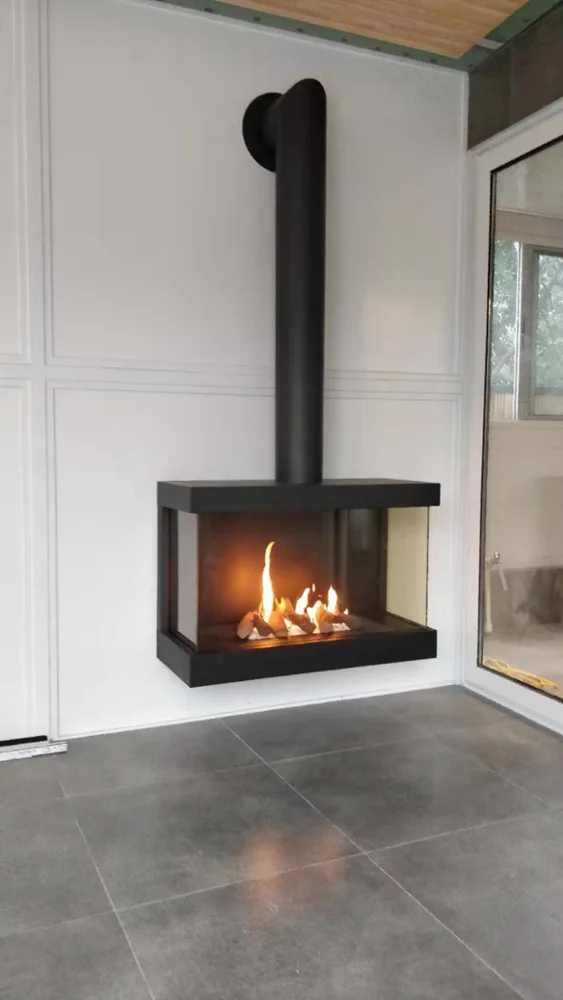 Natural gas, liquefied gas customized gas fireplace
