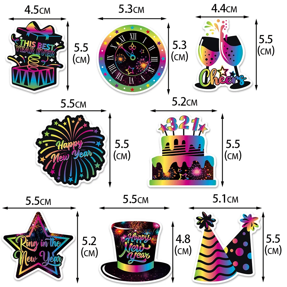 New Year Party Decoration Straw Insertion Plug-in Components Festival Atmosphere Arrangement Plug