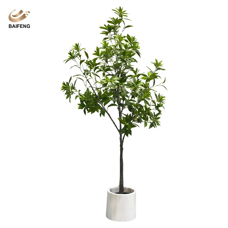 Japanese andromeda  Artificial Plants Faux Tree with Natural Leaves Japanese andromeda