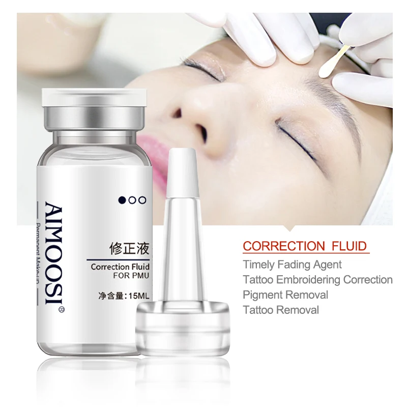 Correction Fluid Tattoo Lip Eyebrow Remover Cream For Permanent Makeup Tattoo Removal Cream