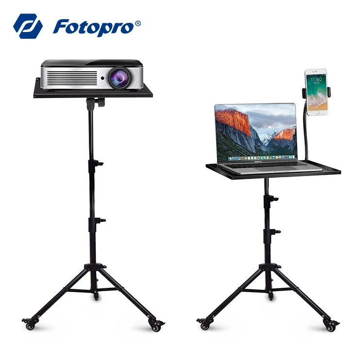 Fotopro Universal Adjustable Portable 180 Degrees Rotation Holder Projector Laptop Tablet Computer Tripod Stand