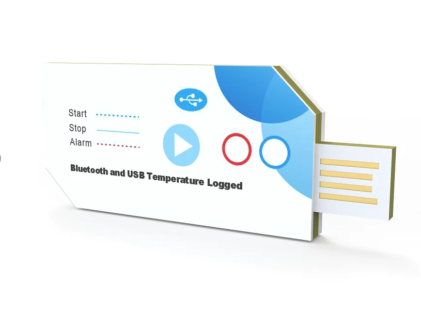Factory Price Disposable Single-use USB Temperature Data Logger Warehouse Control Food Truck