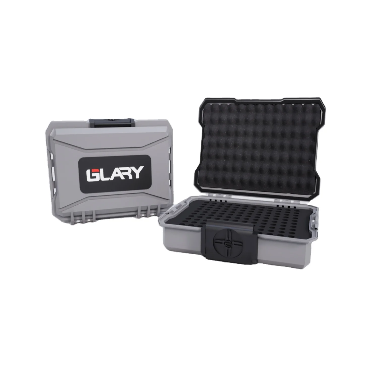 GLARY portable plastic ammo case box organizers dustproof durable ammo carry box case lightweight travel ammo case holder box