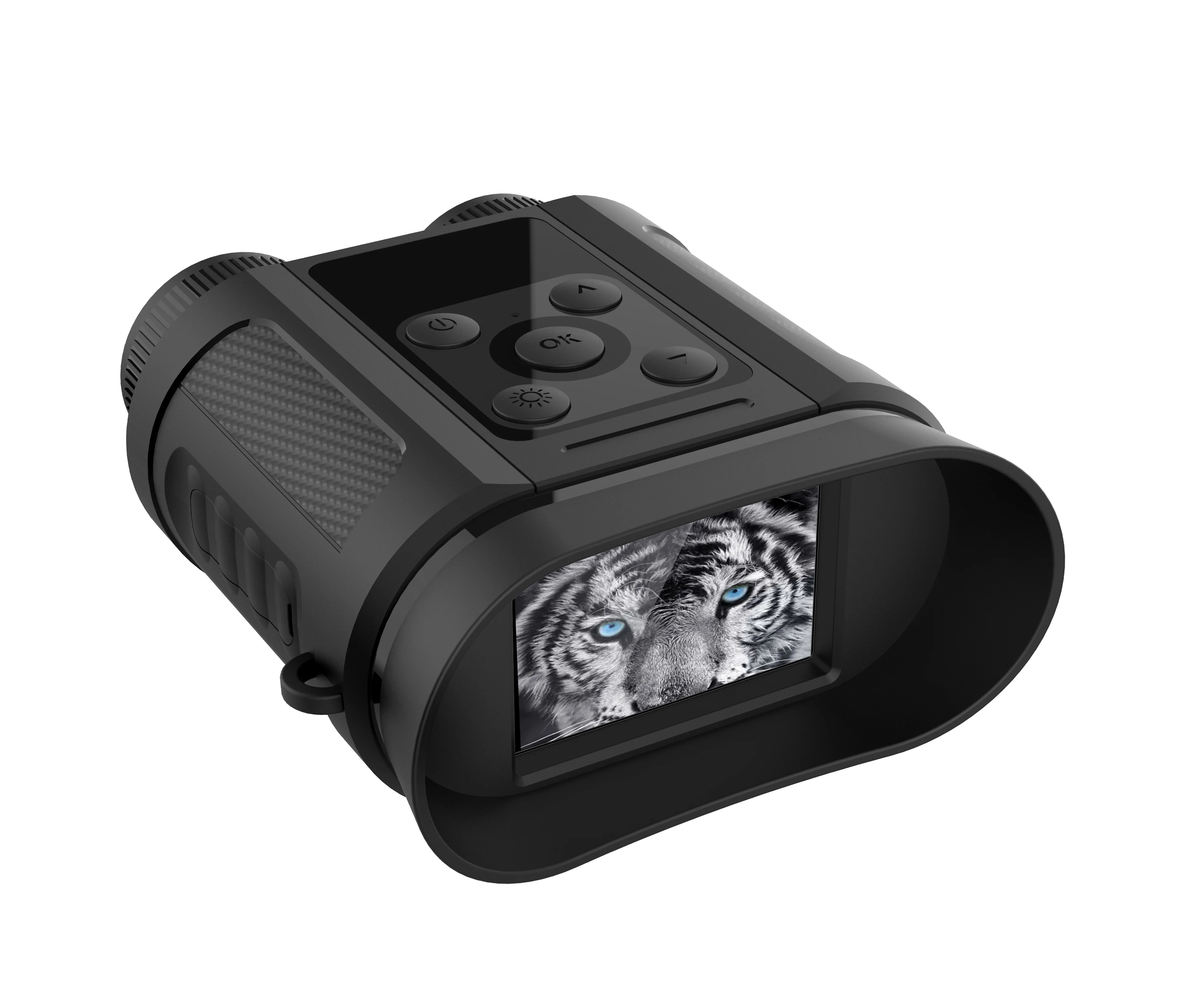 Hot Selling 4K FPS 2.4' IPS Screen PIR Motion Detection Wifi Function Day and Night dual use Night Vision Binocular Camera