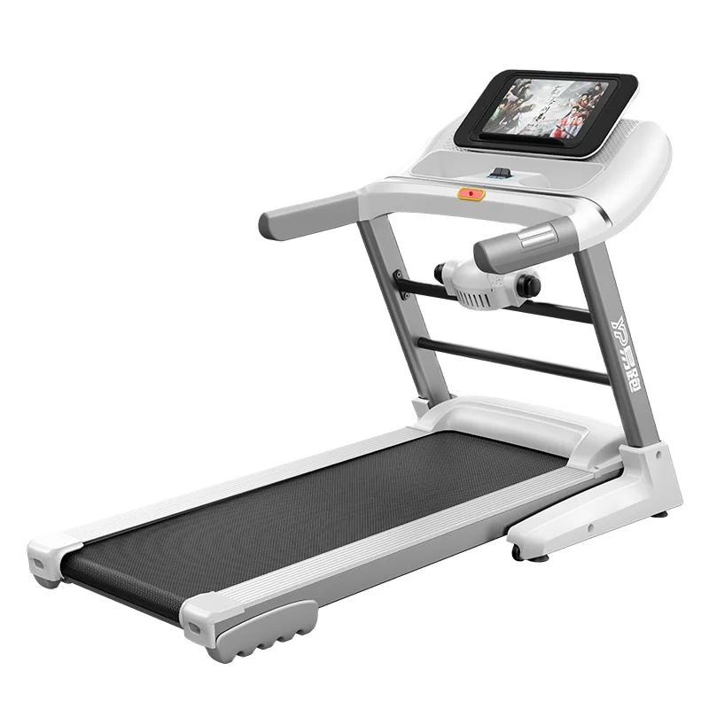 YPOO 2024 new home folding fitness treadmill with YPOOFIT APP treadmill factory price with high quality home folding treadmill