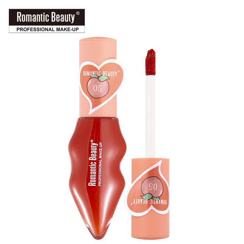 Romantic Beauty Wholesale Makeup Private Label Glossy Vegan Liquid Glitter Clear Lipgloss Vendor Tubes