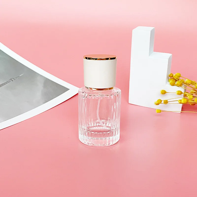 Manufacturers Wholesale empty perfume bottles 30ml 50ml  perfume roll on bottle Clear Fragrance women perfume bottle