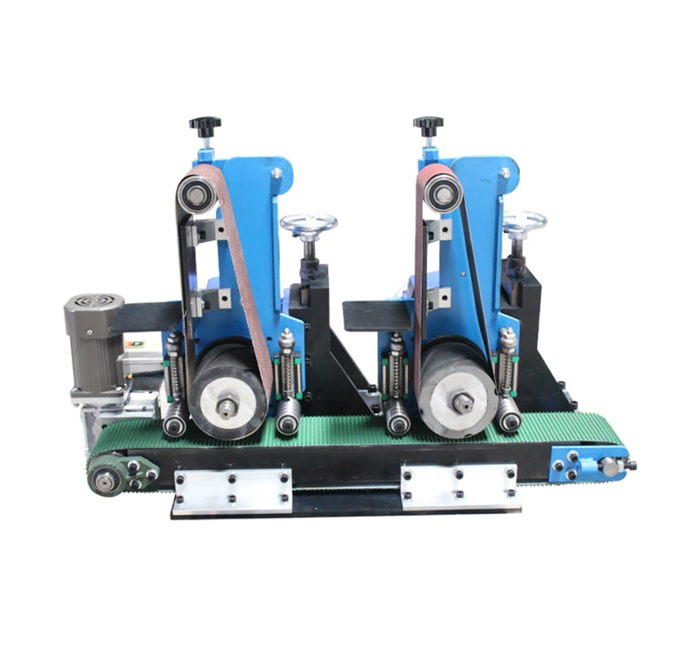 Small industrial brass sheet buckle metal plate surface polishing and buffing machine for small parts