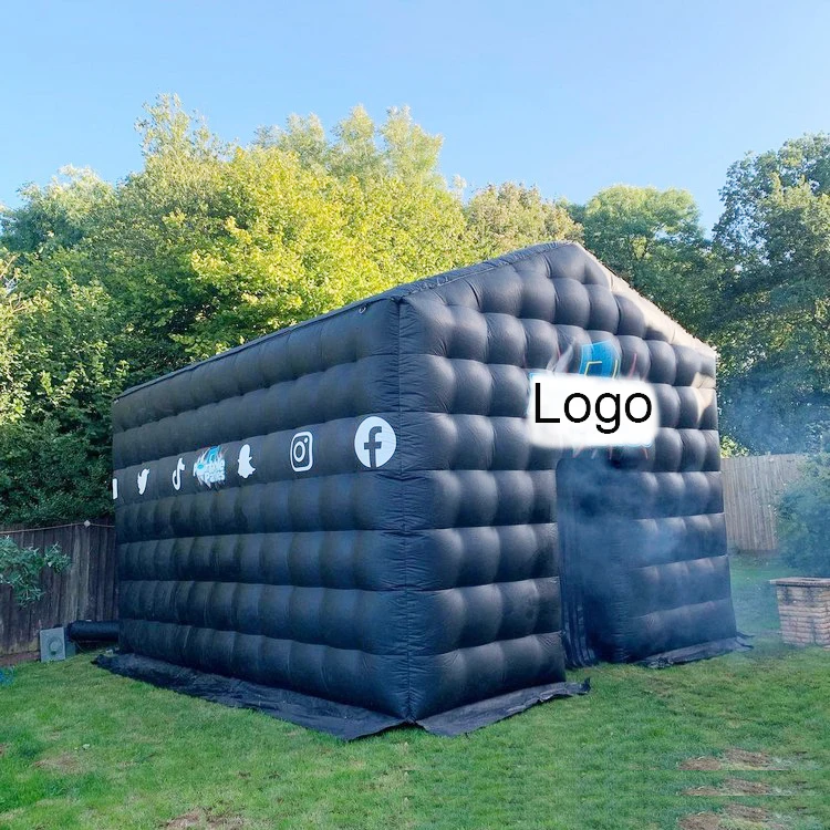 Commercial  LED disco Vip lounge portable inflatable nightclub tent with lights and music inflatable nightclub parties