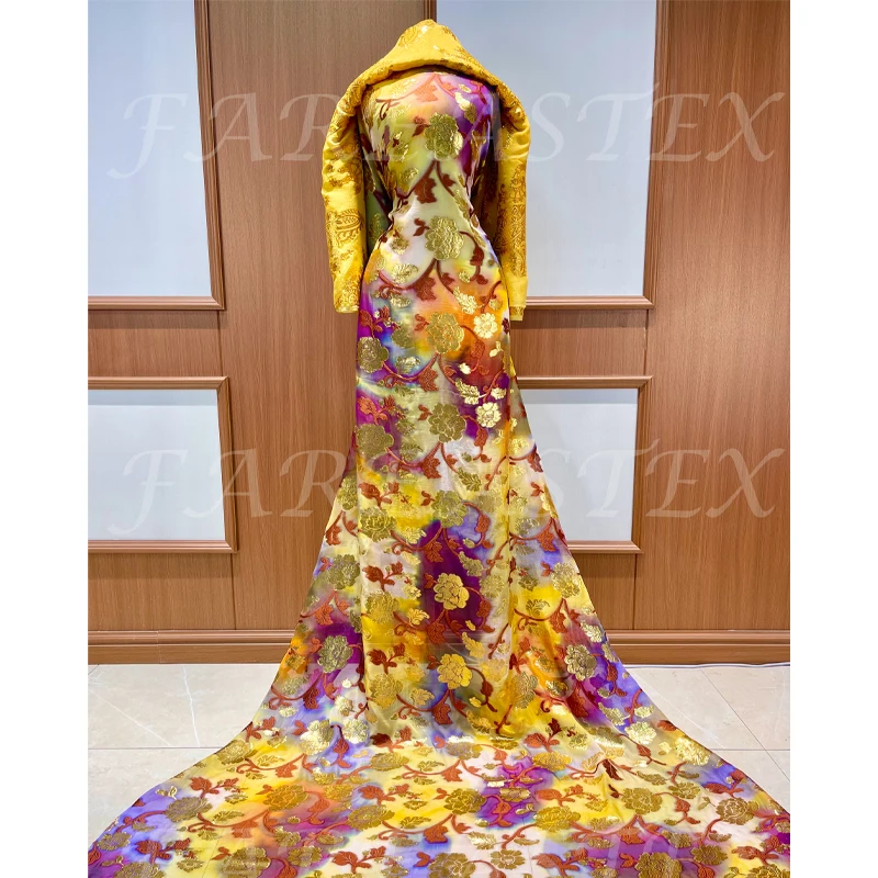 Wholesale Garbasar Classical Design Silk Multicolor silk dirac somali velvet fabric for somali dirac Best faransawi silk chiffon