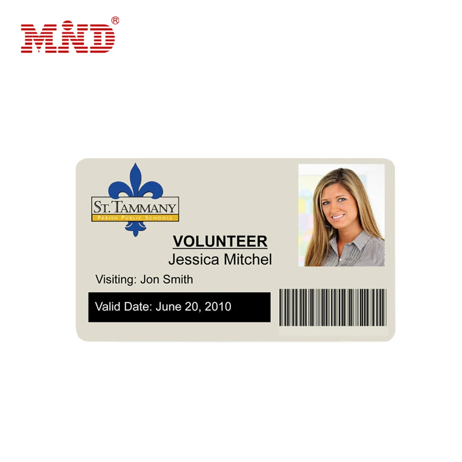 High Quality 125 Khz LF ID Card format/id card tracking/id card model