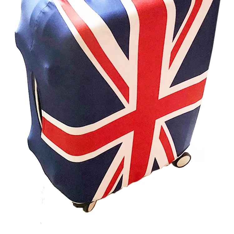 Custom Personalized National Flag Printed Suitcase Covers Luggage Protective Cover