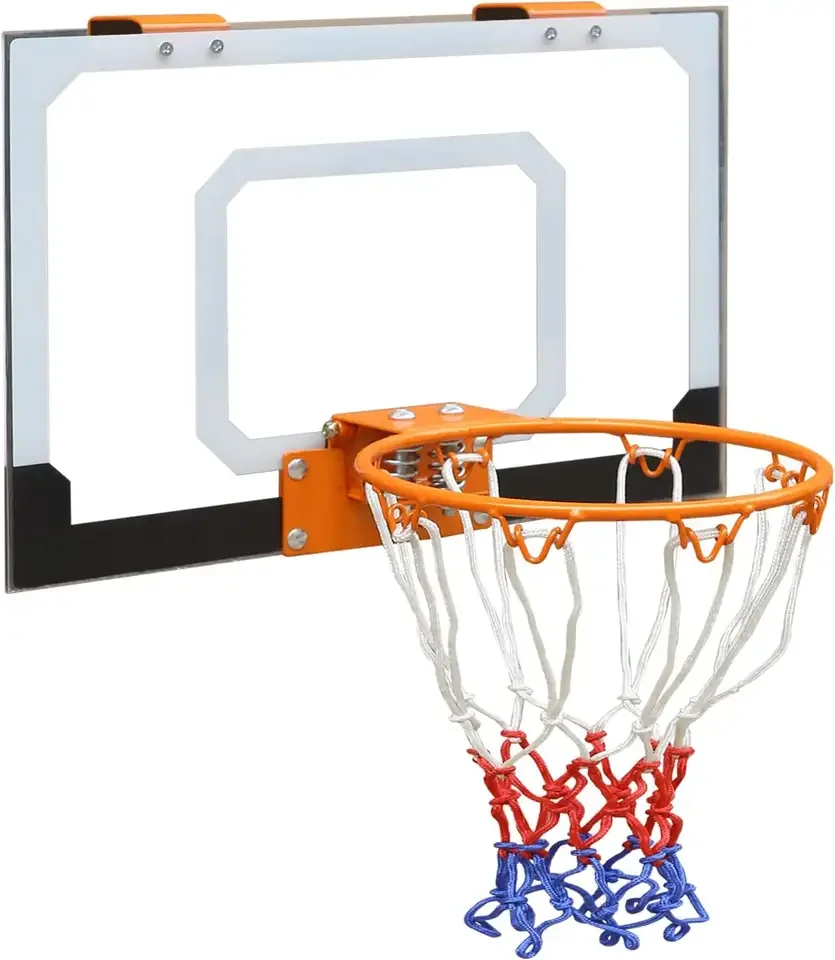 Custom Logo Backboard Pro Mini Basketball Hoop Over The Door Wall Mounted Basketball Goal Set