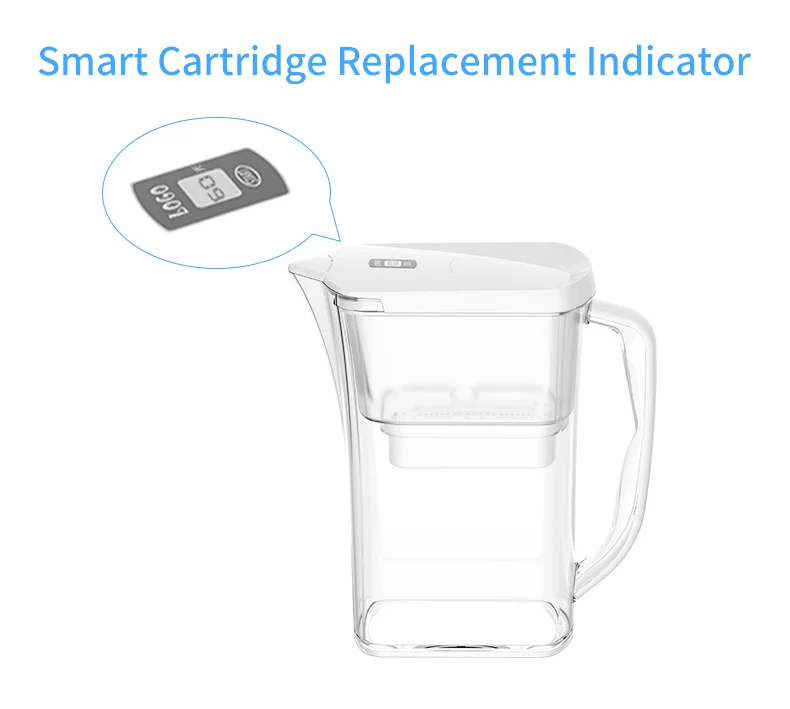 Kitchen Appliances Water Filter Jug Carbon Pitcher Water Ionizer Home Water Treatment Drinking Kettle Activated Carbon OEM