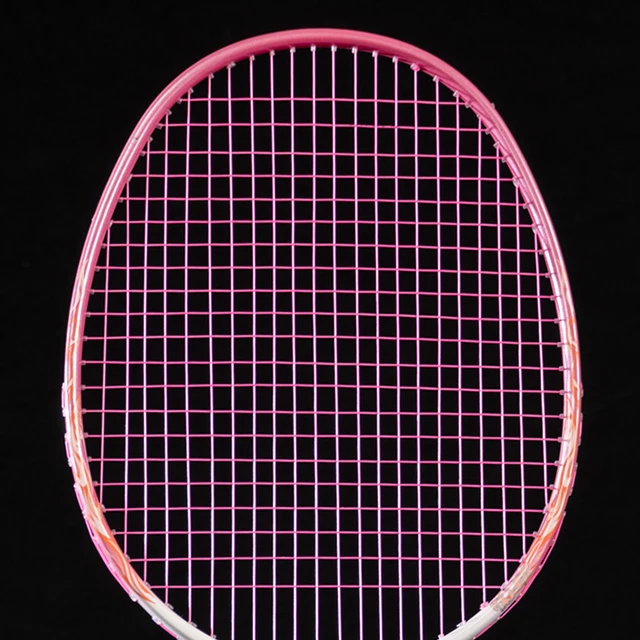 Full carbon with wood handle 4U 22~30LBS  badminton rackets