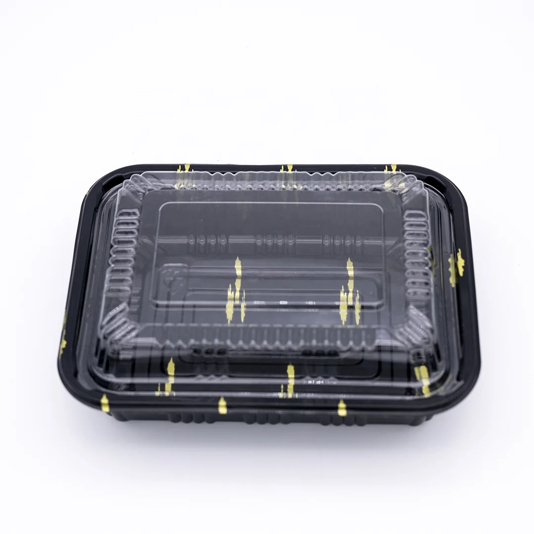 
Hot sale plastic deli roast chicken food packaging container box 