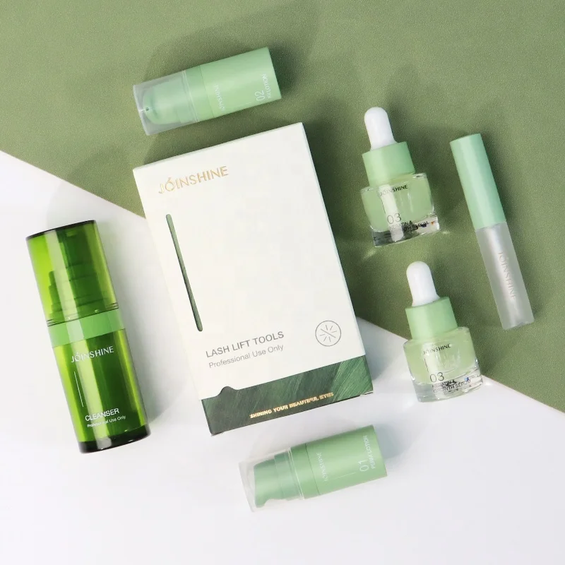 5-8 min eyelash lift kit vegan Cysteamine HCL Thioglycolic Acid free formula eyelash lift kit eyelash perm kit lash lifting