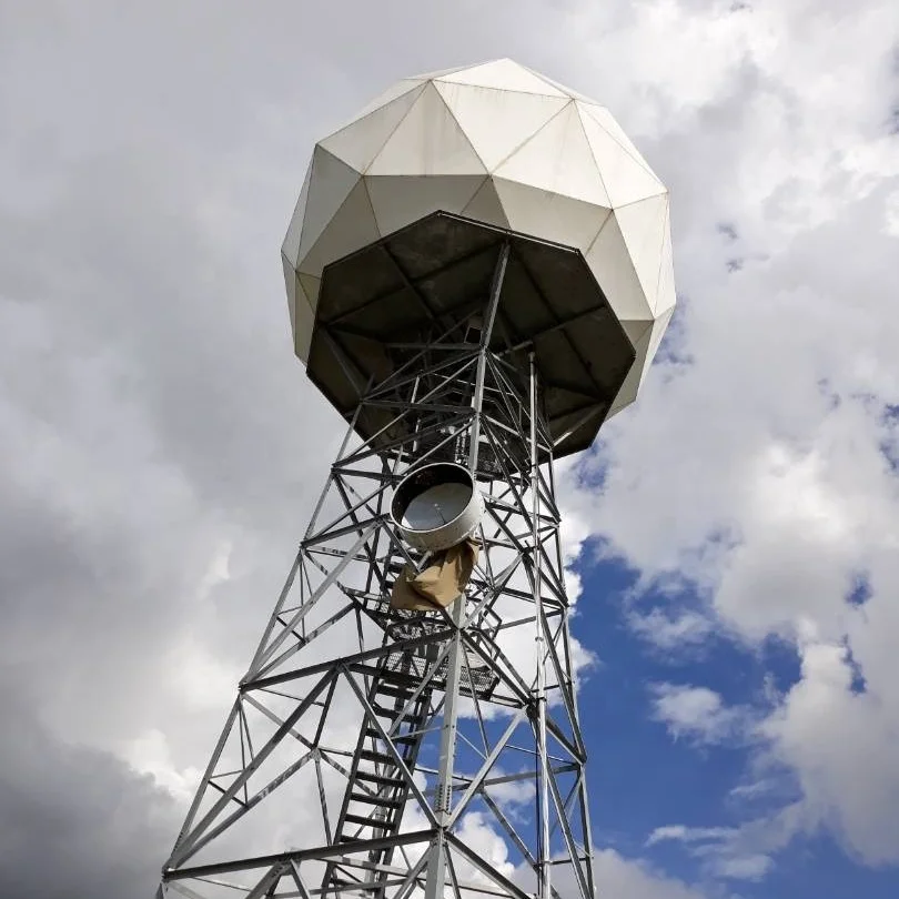 
Angular steel galvanized radar tower for Telecommunication with related accessories 