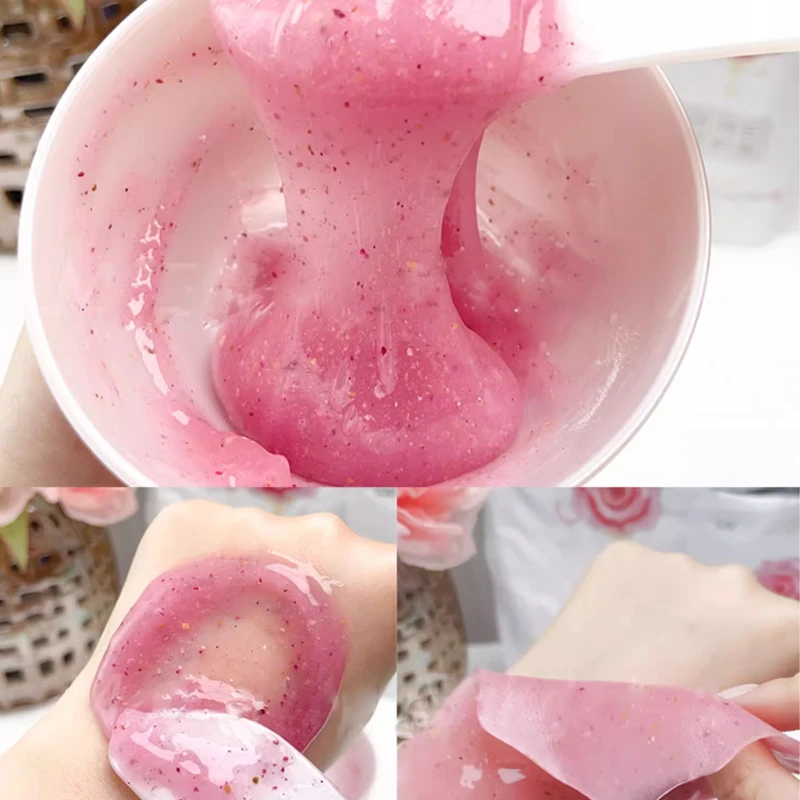 wholesale Organic Natural Plant Extracts Remove Acne Moisturizing Alginate Mask Powder Tea Tree Mentha Peel Off Jelly Mask