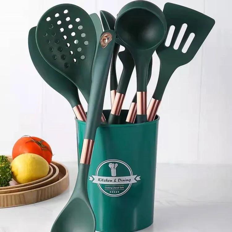 luxury sale non-stick home silicone accessories 12 pieces in 1 set kitchen utensil tool for kitchen