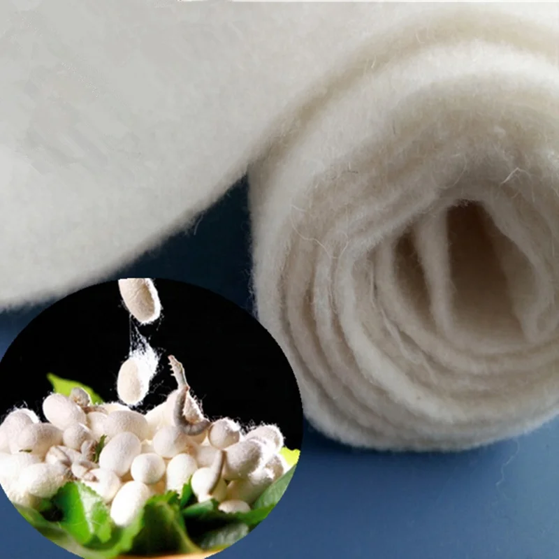Pure silk fiber is used to fill mattresses and blankets