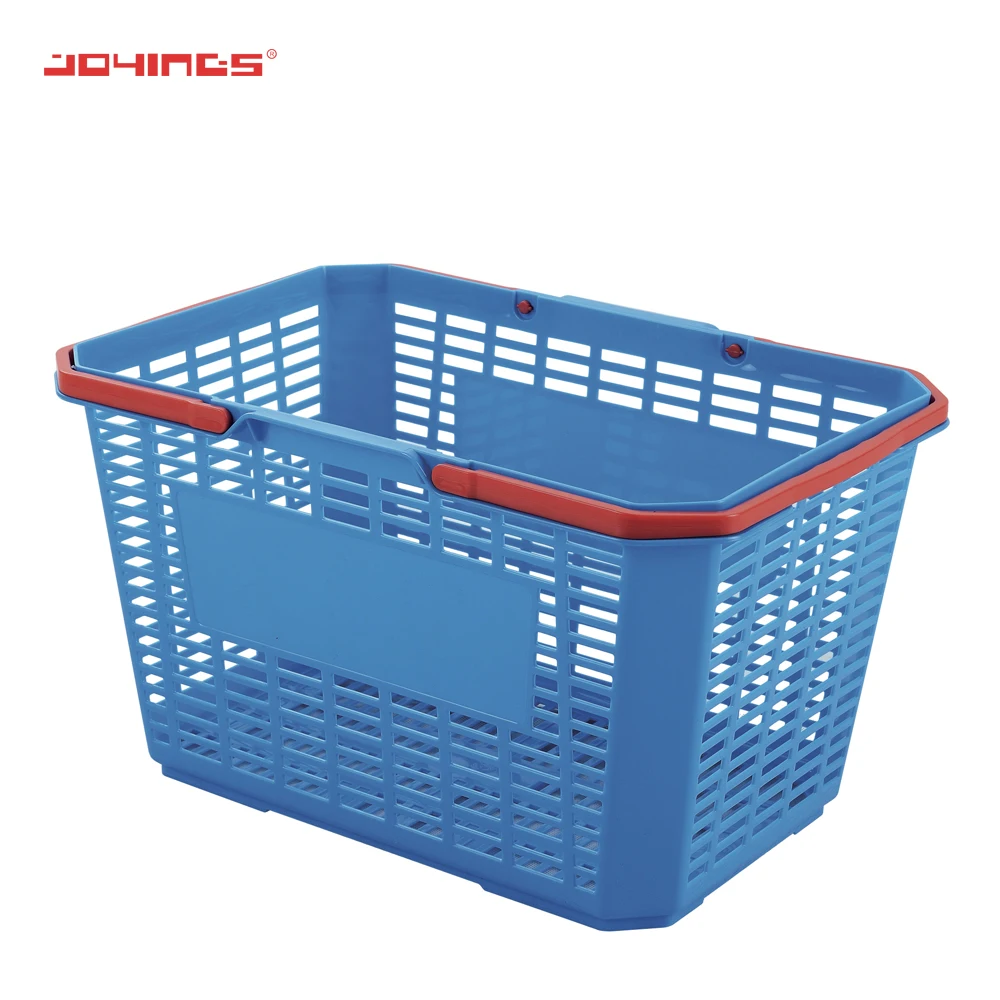 Retail Grocery 20L 24L Wholesale Supermarket Shopping baskets for retail stores Hand Plastic Shopping Basket