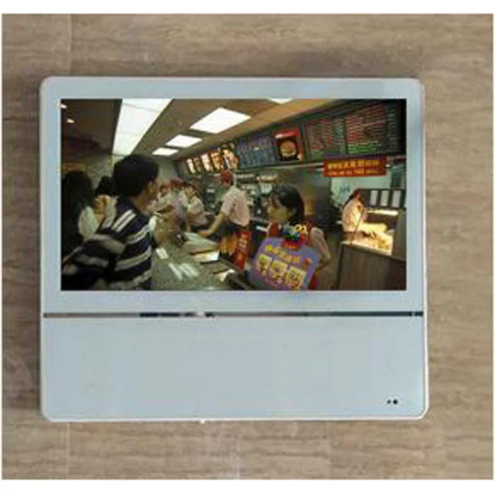 15.6 inch elevator super slim LCD advertisement poster player monitor with wall mounted with wireless 4G WIFI network function