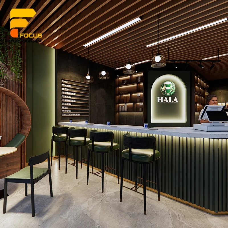 High End Customized Shop Design Coffee Shop And Restaurant Design Coffee Cafe Interior Design Furniture For Coffee Counter