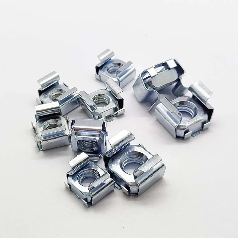 Carbon Steel Stainless Steel 304 316 Anti Rust Zinc Plated M3 M4 M5 M6 M8 M10 M12 Square Lock Cage Nuts