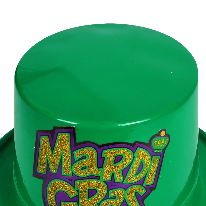 ST. PATRICKS DAY HATS Fancy Dress Costume Accessory Party Irish Green Plastic Hat