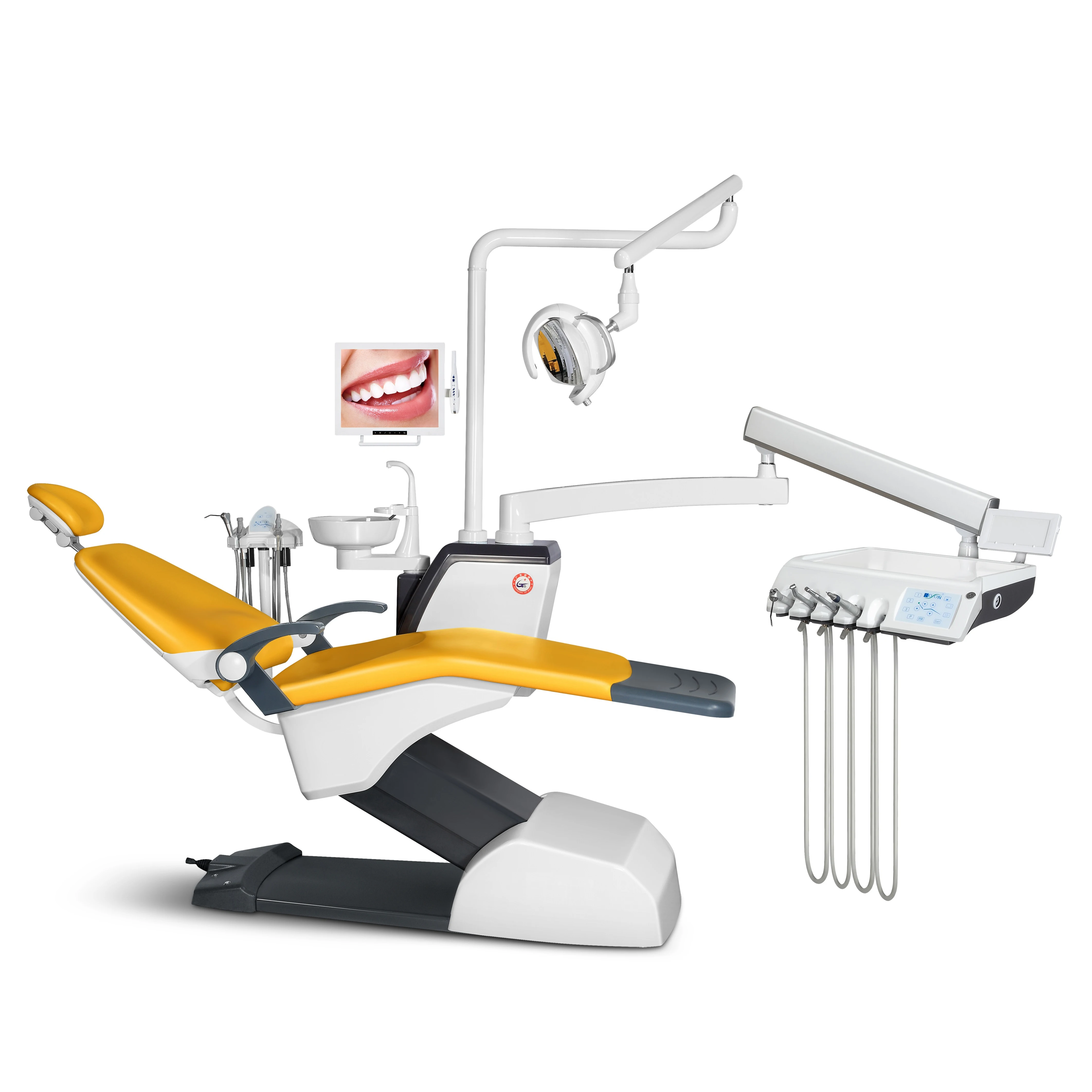 Профессиональное медицинское оборудование, большой набор, хирургическое светодиодное стоматологическое кресло для стоматологической клиники