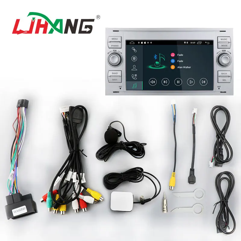 Android 12 4+64G car dvd player For Ford Mondeo Focus Transit C-MAX S-MAX Fiesta 2006 multimedia stereo radio gps navigation