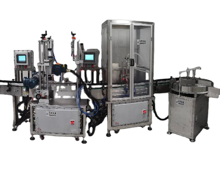 Automatic filling capping sealing labeling line whole honey filling line