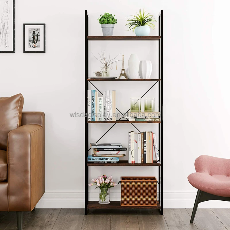 
Wholesale in large quantities wooden bookcase modern bookshelf Home storage rack 