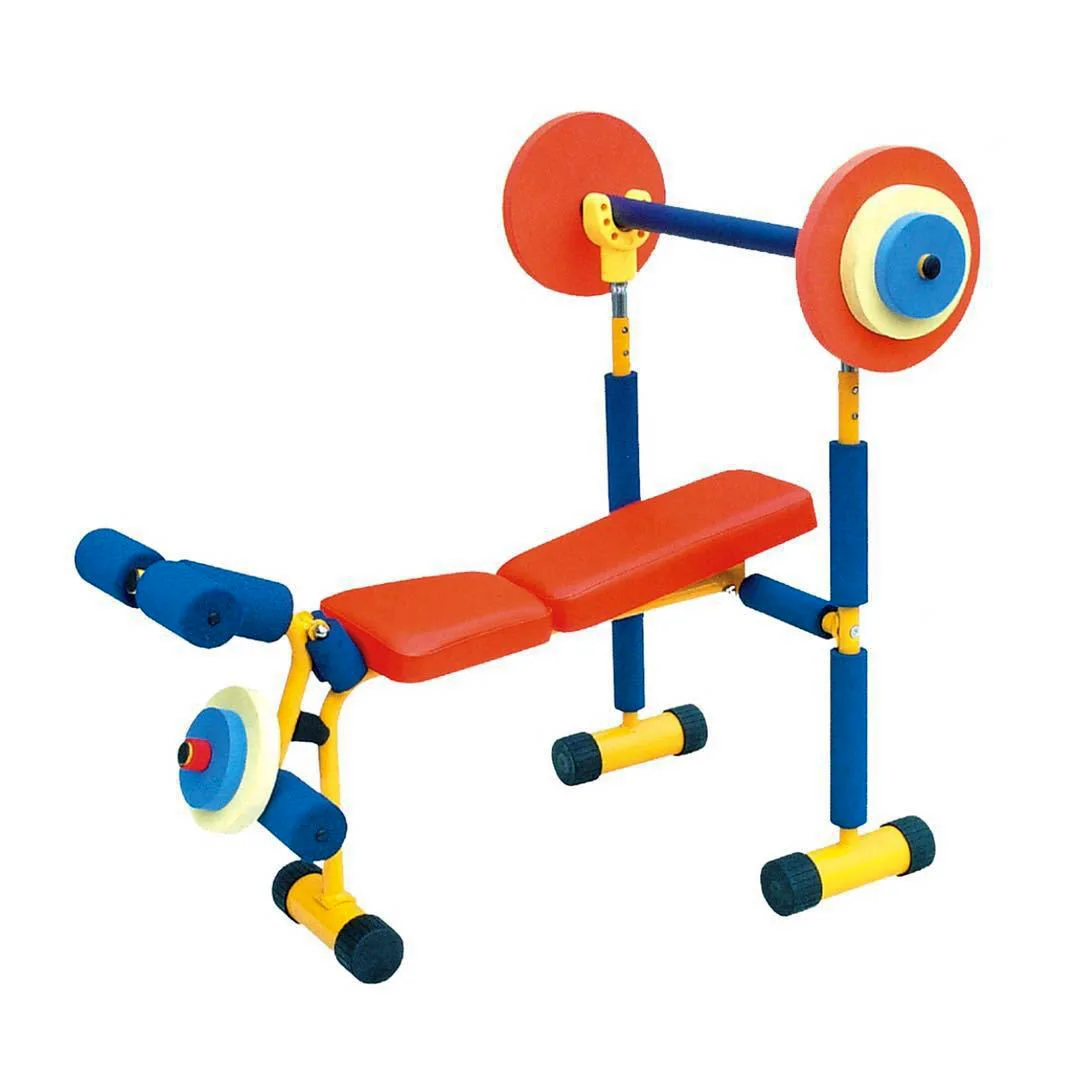 Fun And Fitness Exercise Equipment For Kids Weight Bench Set Toddler Gym For Beginner Exercises