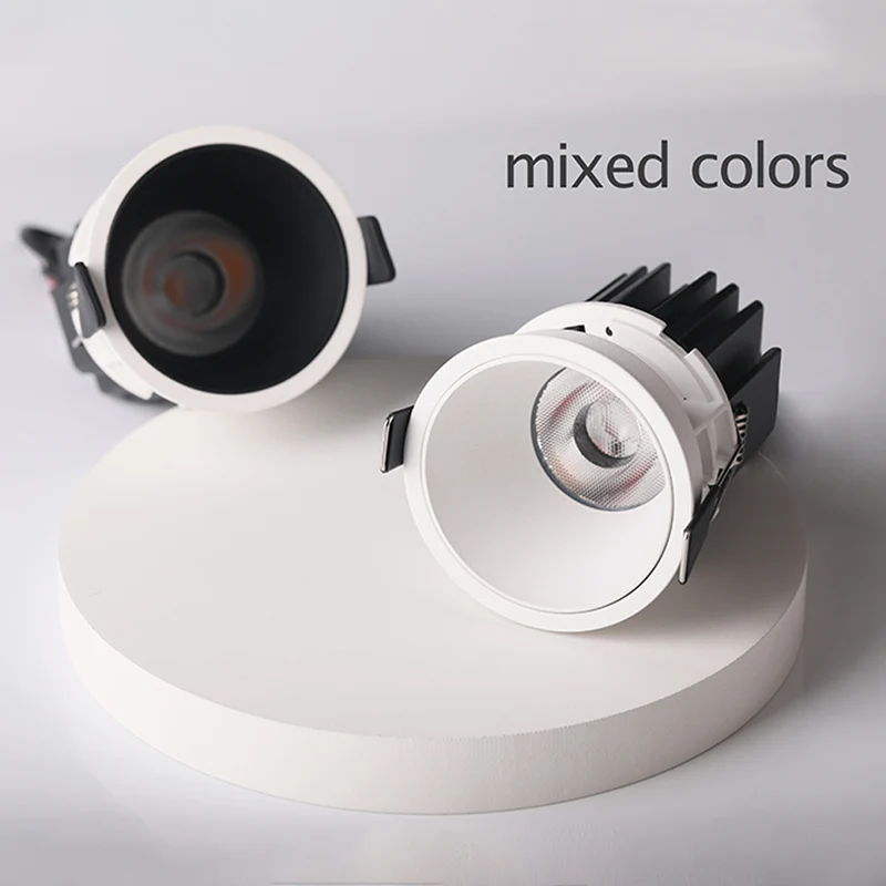 Indoor Lighting Modern Design Aluminum Alloy Recessed Ceiling 10W 13W 18W 26W China Suppliers Cob Led Downlights
