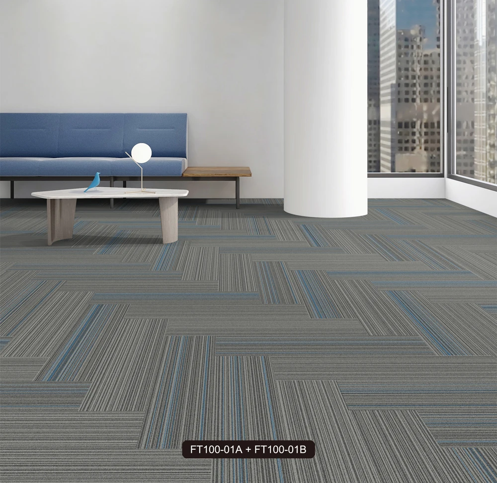 Экологически чистая ковровая плитка La Alfombra De Oficina Betume Baldosas