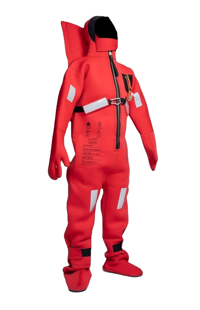 marine survival suit solas approved Insulation immersion suit/ self flotation survival suit