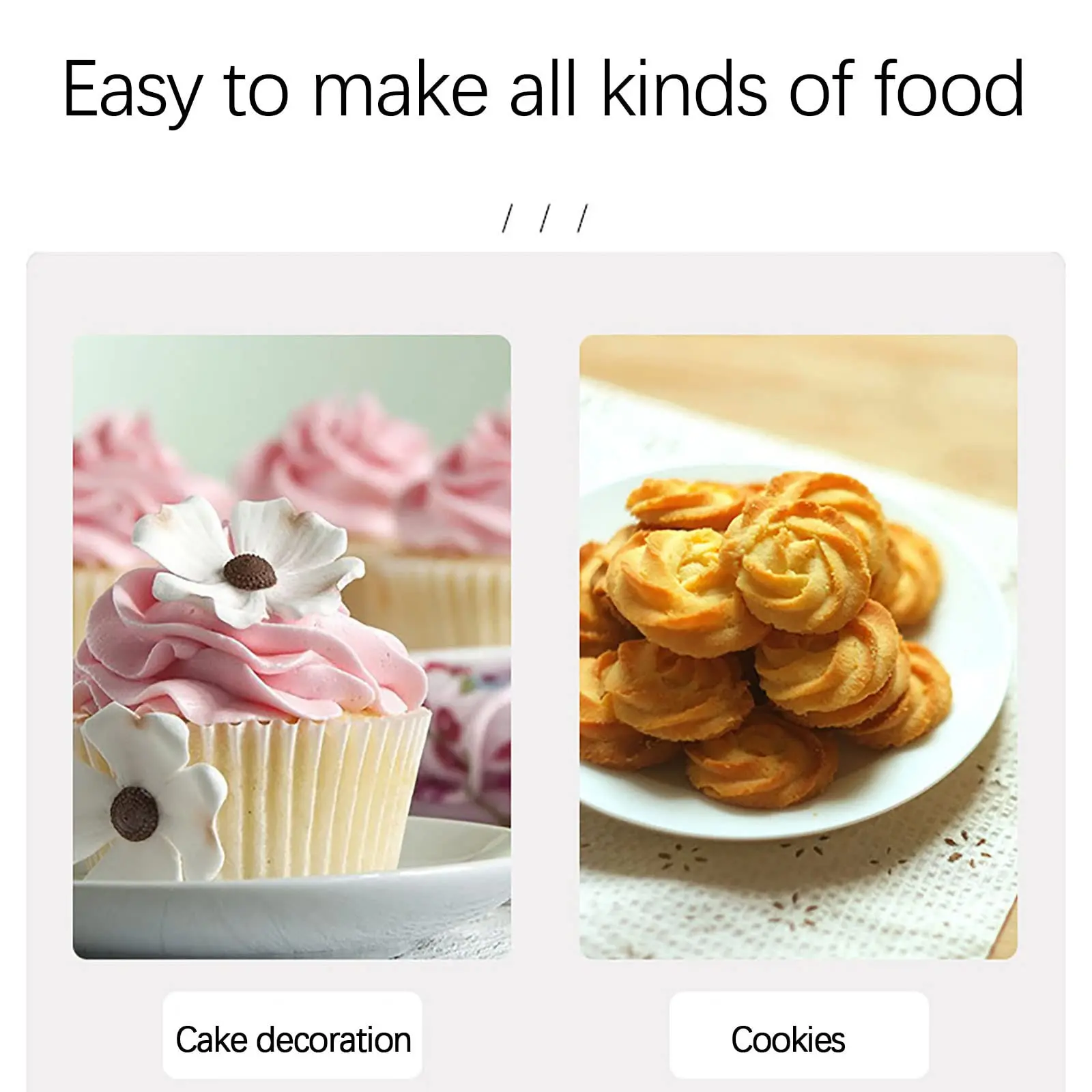 Dessert Decorating Syringe Set, Cupcake Frosting Filling Injector with 8 Icing Nozzles and 13 Cream Scrapers, Cake Decorating To