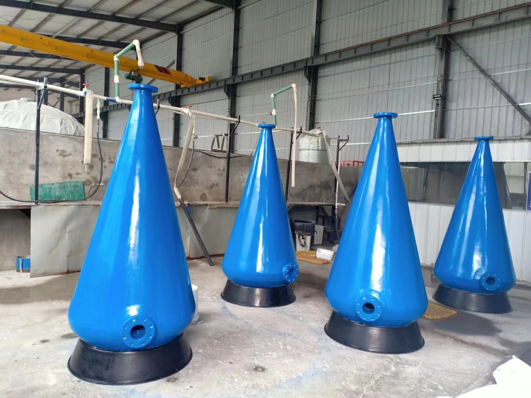 Оборудование для рыбоводства Ras, кислородный конус из стекловолокна