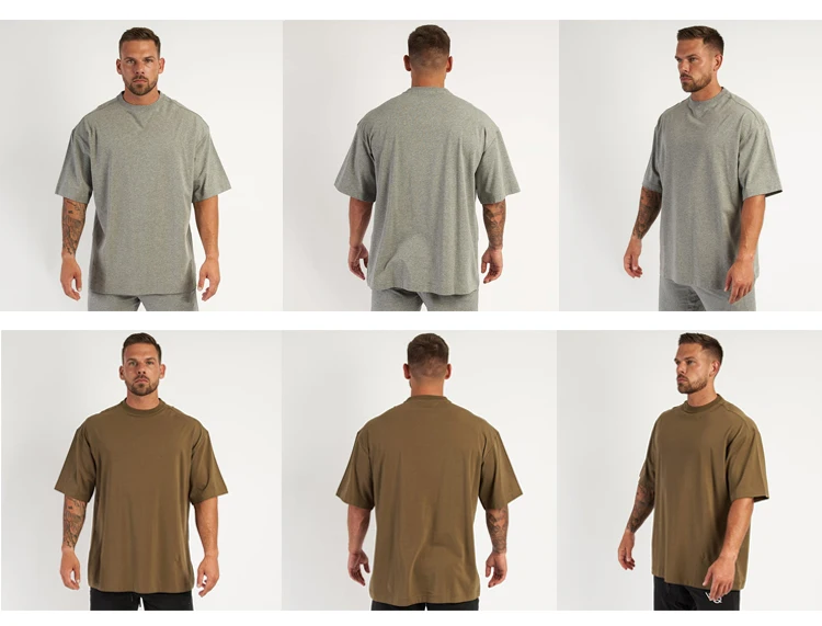 Tee Shirt Oversize Over Sized T Shirt Men Wholesale Plain Vintage T Shirts