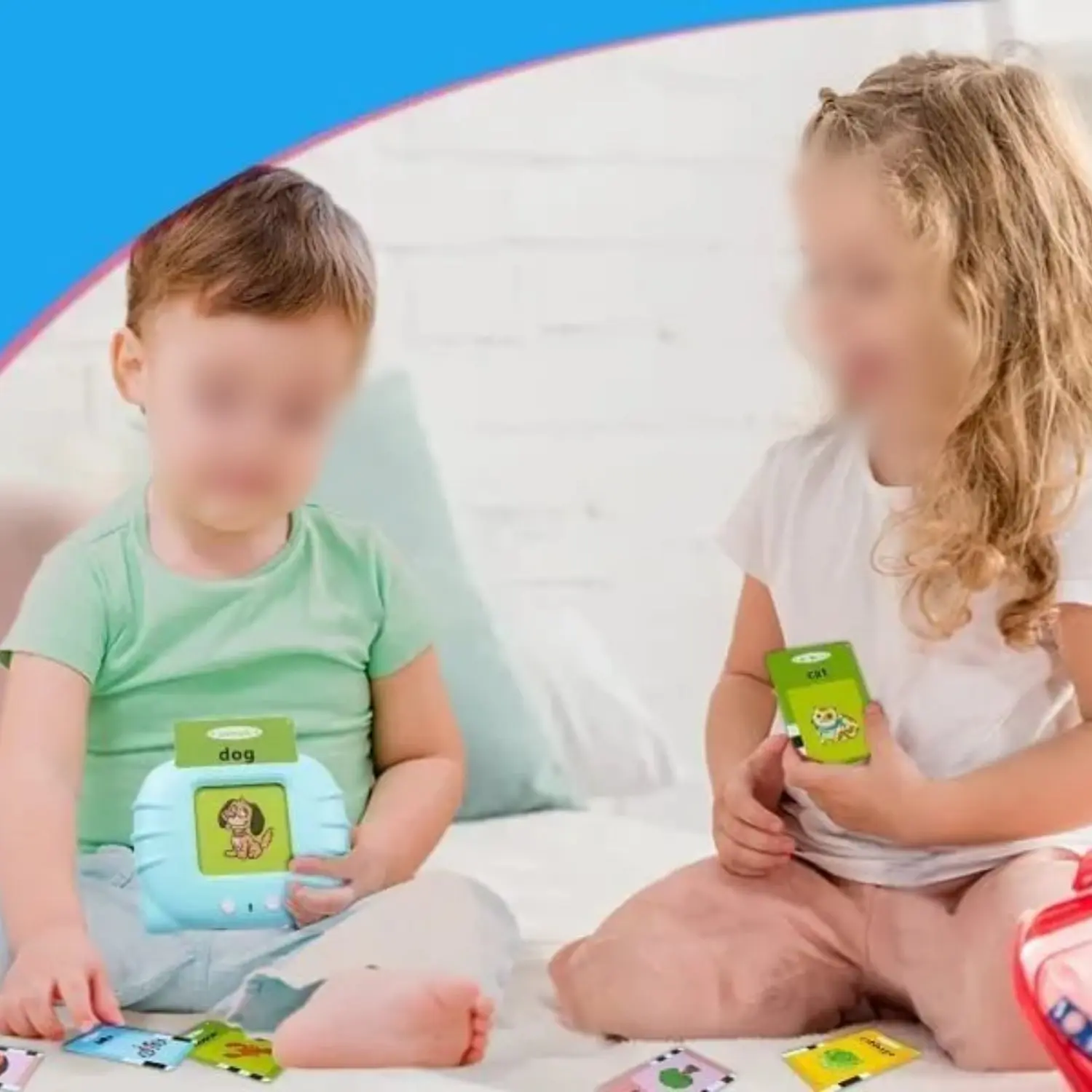 Children Intelligent Learning Card Machine Early Educational Electric Kids Language Card Reader Words Reading Toy