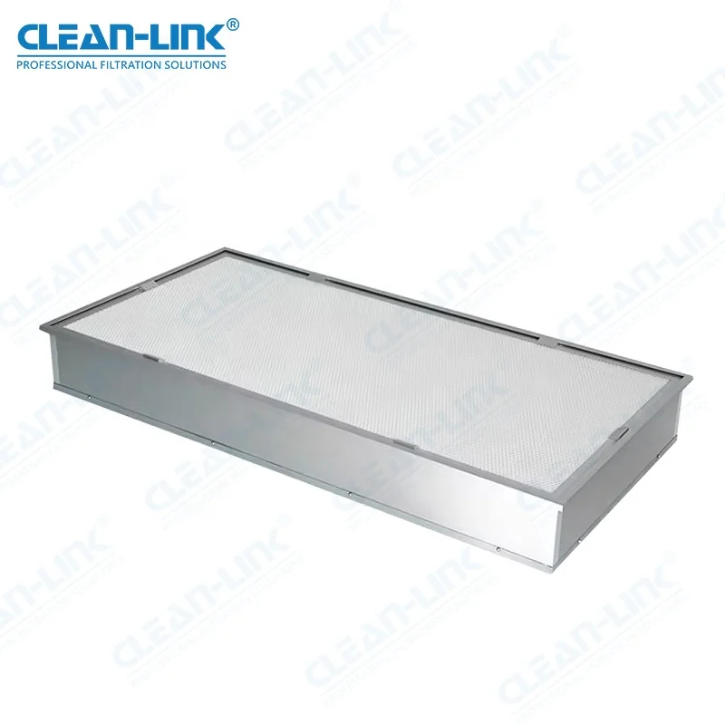 Customized Cleanroom FFU Air Filter H10 H11 H12 H13 Mini Pleat Laminar Hepa Filter H14 For Ahu System Hospital Hvac Filter