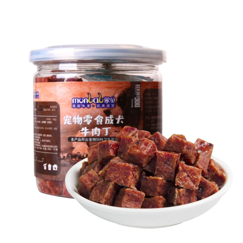 Pet Beef 180g Dog Snack Training Vegetable Meat Grain Calcium Supplemented Dried Meat Dog Snack Dog food
