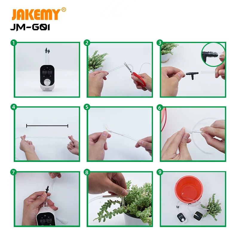 Home Garden Plants Intelligent Automatic Watering Drip Irrigation Kit wireless vegetable garden irrigation systems