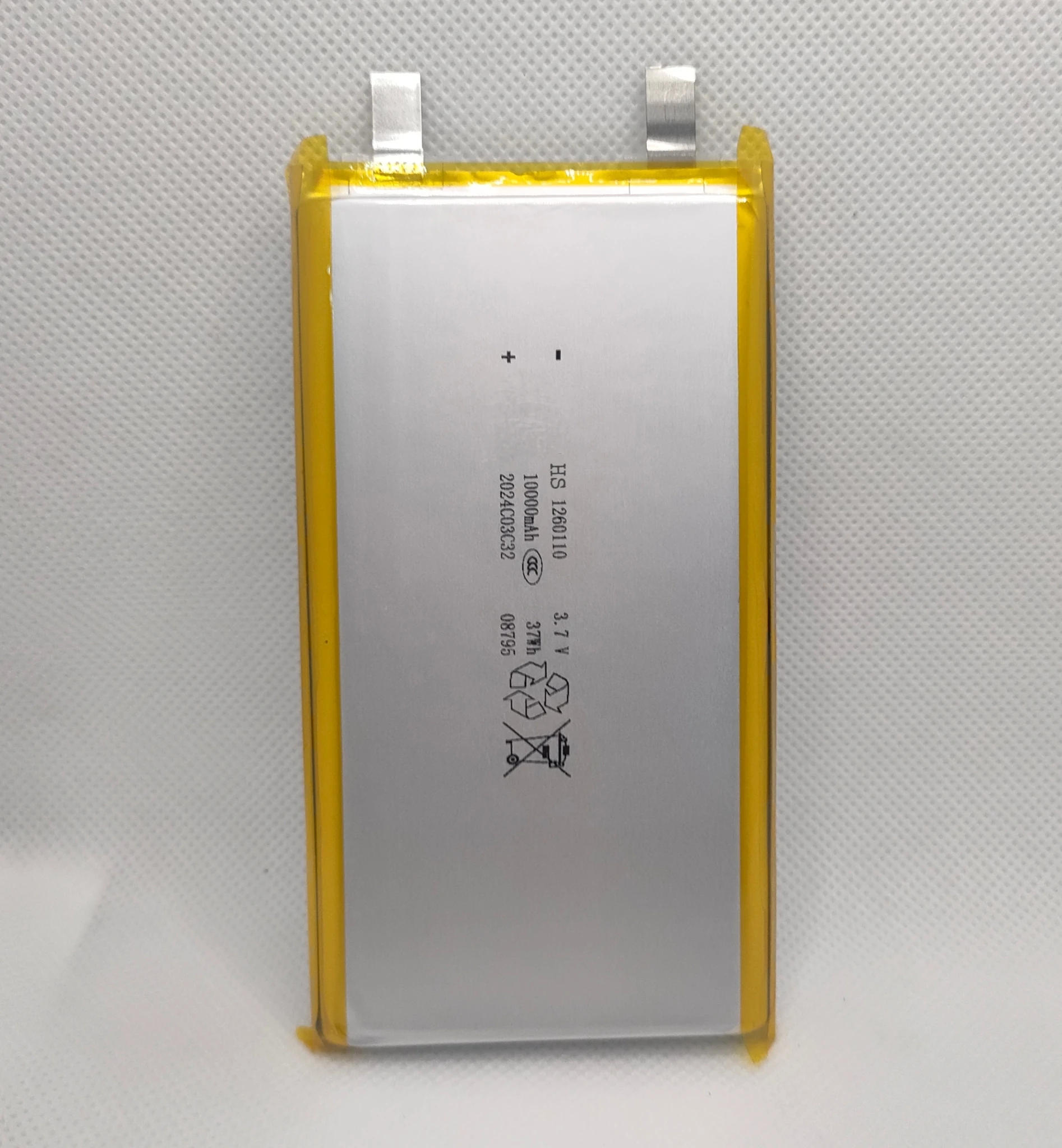 HS1260110 Polymer Lithium Battery 10000 Mah Power Bank Cooling Air Conditioning Clothing Rechargeable Battery Pack